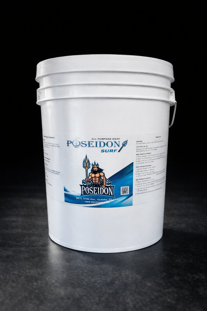 Poseidon SURF 5 gallon pail - hard water foaming soap